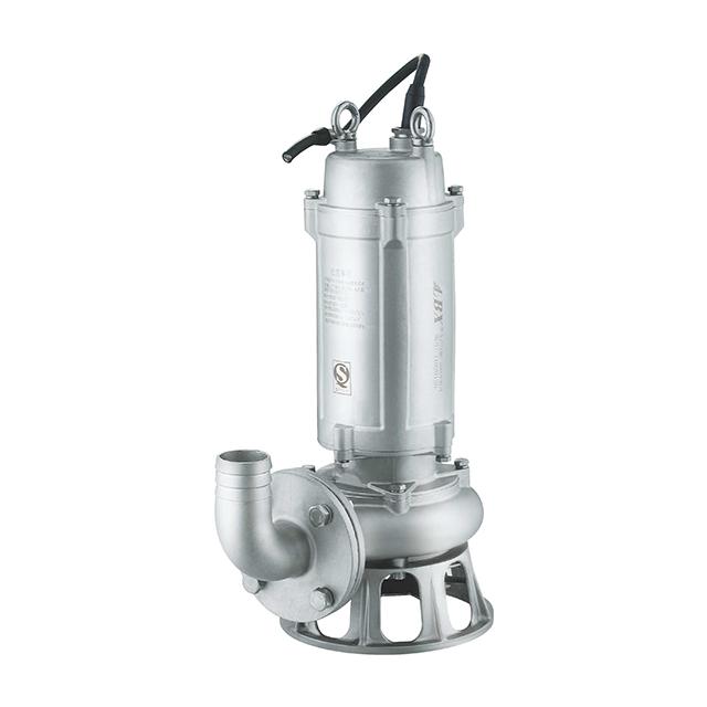 WQ(D)-S全不锈钢精密铸造污水污物潜水电泵（国标法兰）